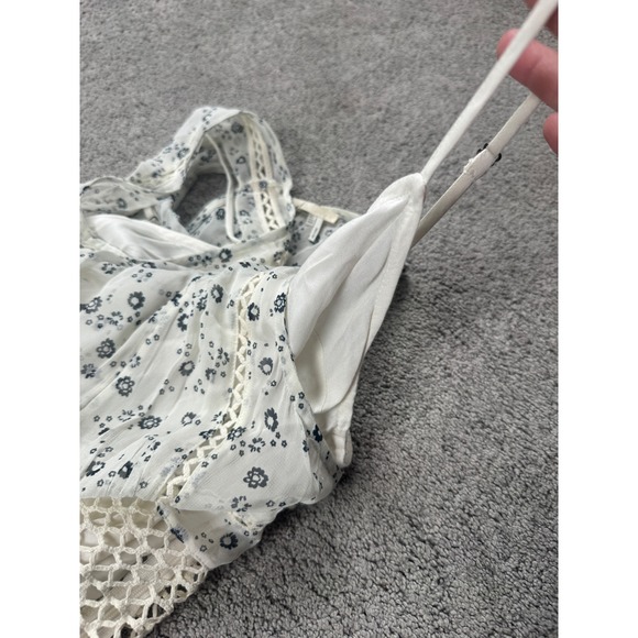 NEW Anthropologie Floreat Windswept Lace Dress Women's 8 Floral Print Zip - Picture 8 of 8